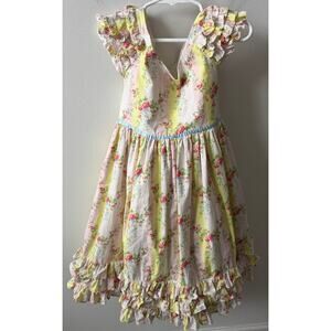 Laura Ashley floral dress girls size 6